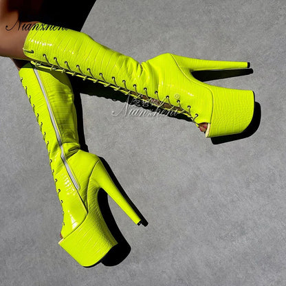 Half & Half's  (Sexy Fetish Gothic boots)