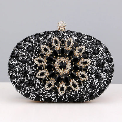 Flower Rhinestones Evening Bags