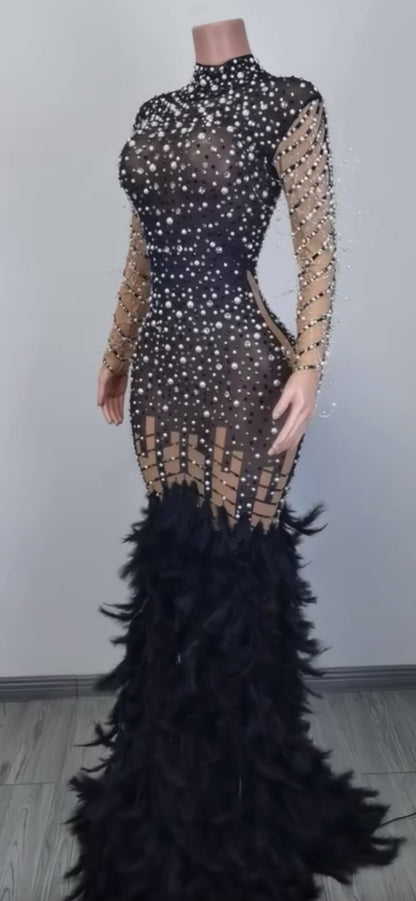 Pearls & Feathers Flock Together Dress