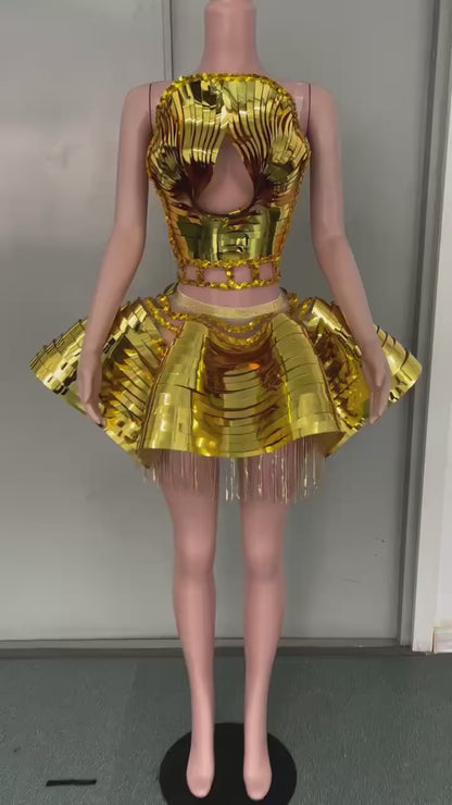 Golden Amour Dress