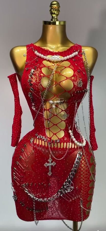 Pins & pearls chains Dress